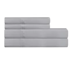 Gray 1,500-Thread Count King 4-Piece Sheet Set