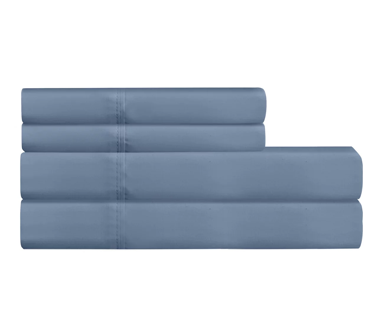 Light Blue 1,500-Thread Count Queen 4-Piece Sheet Set 1 Light Blue 1,500-Thread Count Queen 4-Piece Sheet Set