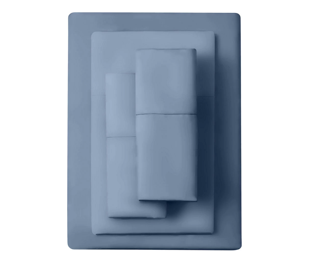 Light Blue 1,500-Thread Count Queen 4-Piece Sheet Set 2 Light Blue 1,500-Thread Count Queen 4-Piece Sheet Set - Image 2