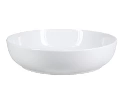 White Porcelain Serving Bowl, (10")