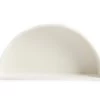 White Half Moon Wall Shelf