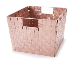 Metallic Woven Storage Bin -Home Decor Store 810609642 A1