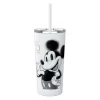 Disney Latah White & Black Mickey Mouse Travel Tumbler, 19.5 Oz.