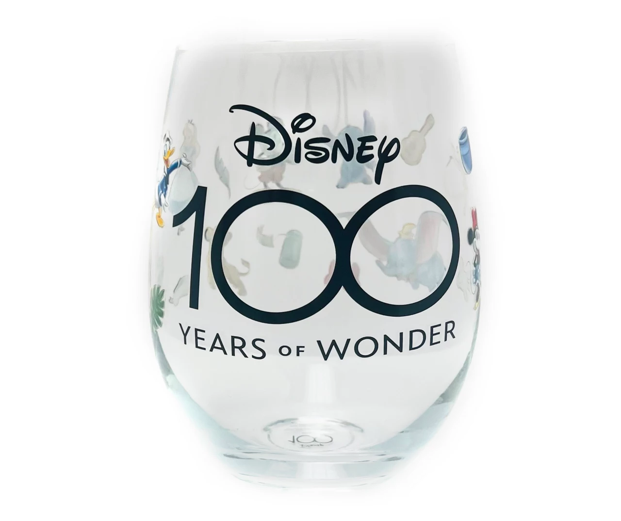 Disney 100 Heritage Multi-Character Stemless Wineglass, 4-Pack 1 Disney 100 Heritage Multi-Character Stemless Wineglass, 4-Pack