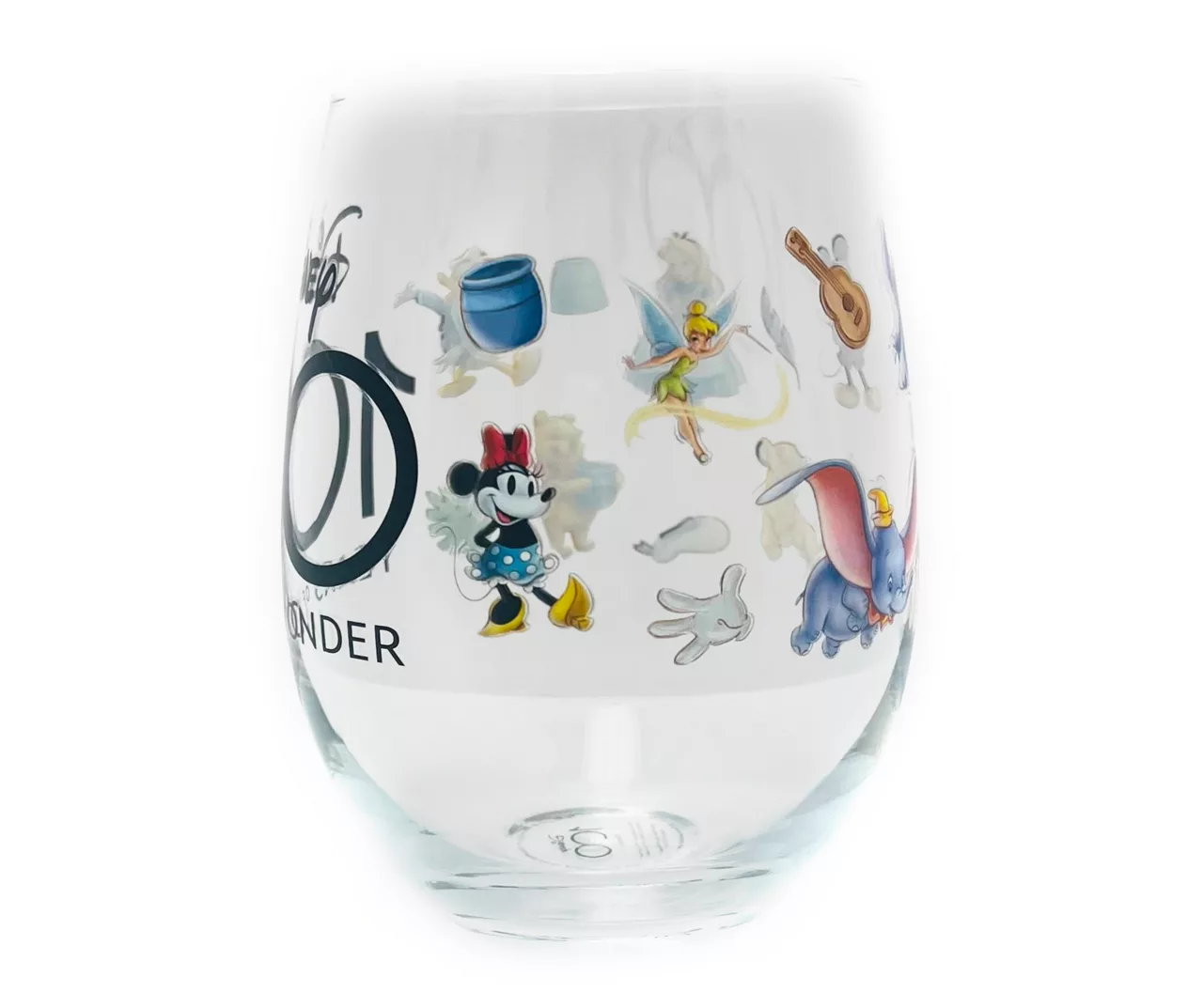 Disney 100 Heritage Multi-Character Stemless Wineglass, 4-Pack 2 Disney 100 Heritage Multi-Character Stemless Wineglass, 4-Pack - Image 2
