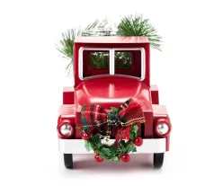 Santa's Workshop "Merry Christmas" Red Truck & Greenery Votive Candle Holder -Home Decor Store 810613332 A2 3