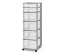 Sterilite 6-Drawer Rolling Storage Cart