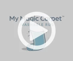 My Magic Carpet Tratti Black & Cream Offset Stripe Washable Area Rug, (5' X 7') -Home Decor Store 810615372 810615371 810615381 810615382 810615343 810586719 810571829 810571827 810571828 99 1