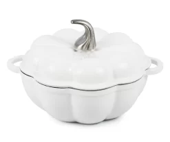 Pumpkin Enameled Cast Iron Dutch Oven, 1.8 Qt. 18 Pumpkin Enameled Cast Iron Dutch Oven, 1.8 Qt. -Home Decor Store 810616124 A0 1