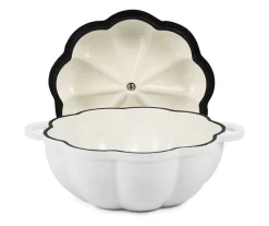 Pumpkin Enameled Cast Iron Dutch Oven, 1.8 Qt. 16 Pumpkin Enameled Cast Iron Dutch Oven, 1.8 Qt. -Home Decor Store 810616124 A0 2