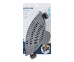 Gray Clip-On Pot Strainer