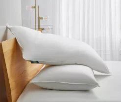 Serta White Medium-Firm Cotton-Down Pillow, 2-Pack -Home Decor Store 810617376 A8 2