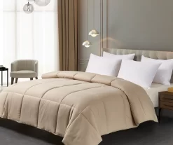 Down Alternative Box-Quilt Microfiber Comforter -Home Decor Store 810617450 A0 1