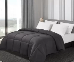 Down Alternative Box-Quilt Microfiber Comforter -Home Decor Store 810617451 A0 1