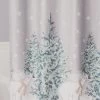 Frosted Forest Gray Polar Bear 13-Piece Shower Curtain Set