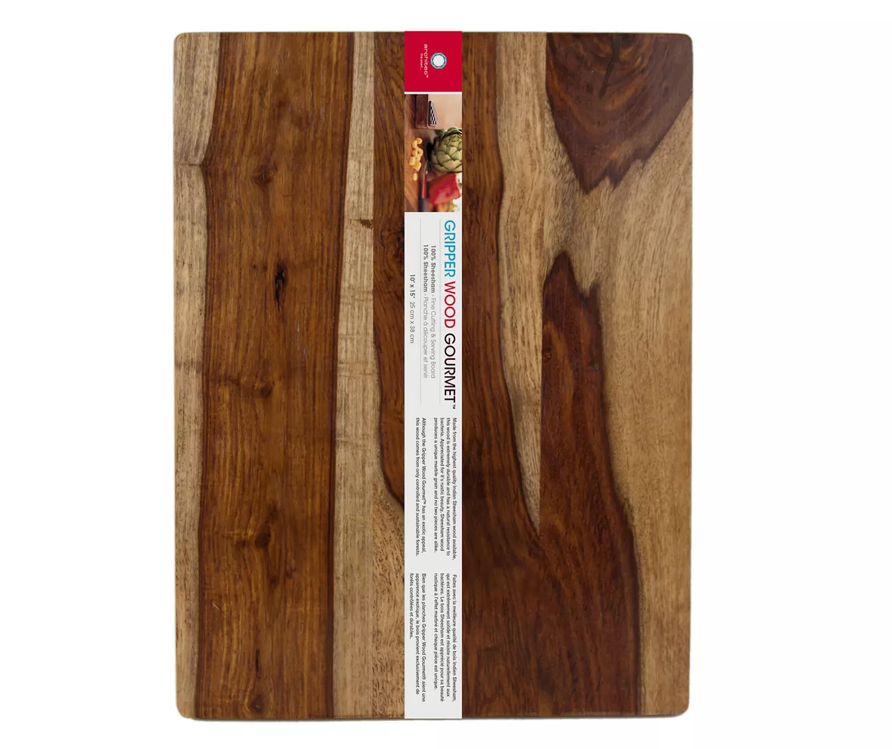Sheesham Non-Slip Cutting Board, (10" X 15") 2 Sheesham Non-Slip Cutting Board, (10" X 15") - Image 2