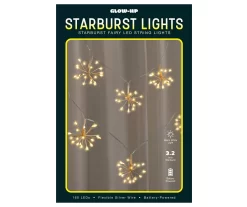 Glow-Up Warm White Starburst LED Fairy Light Set, 160-Lights -Home Decor Store 810621598 P0