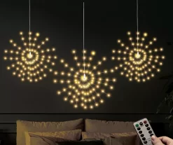 Glow-Up Warm White LED Firework Light With Remote -Home Decor Store 810621602 A0 2