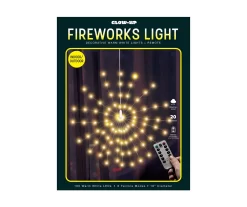 Glow-Up Warm White LED Firework Light With Remote -Home Decor Store 810621602 P0