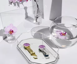 Chrome Geometric Mirrored Vanity Tray -Home Decor Store 810625046 B0 4