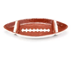 Brown Football Earthenware Serving Tray -Home Decor Store 810631595 A0 2