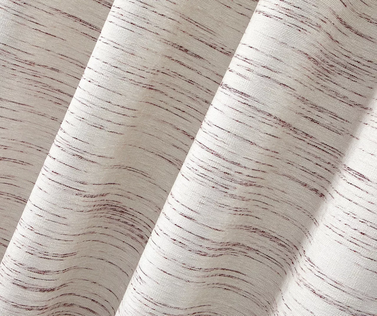 Maroon Chenille Grommet Curtain Panel Pair With Blackout Lining, (84") 4 Maroon Chenille Grommet Curtain Panel Pair With Blackout Lining, (84") - Image 4