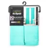 Naptime Blue Blackout Rod Pocket Curtain Panel Pair, (84")