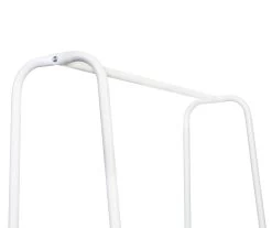 White A-Frame Freestanding Closet With Rack & Shelves 11 White A-Frame Freestanding Closet With Rack & Shelves -Home Decor Store 810669686 A0 4