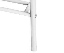 White A-Frame Freestanding Closet With Rack & Shelves 12 White A-Frame Freestanding Closet With Rack & Shelves -Home Decor Store 810669686 A0 5