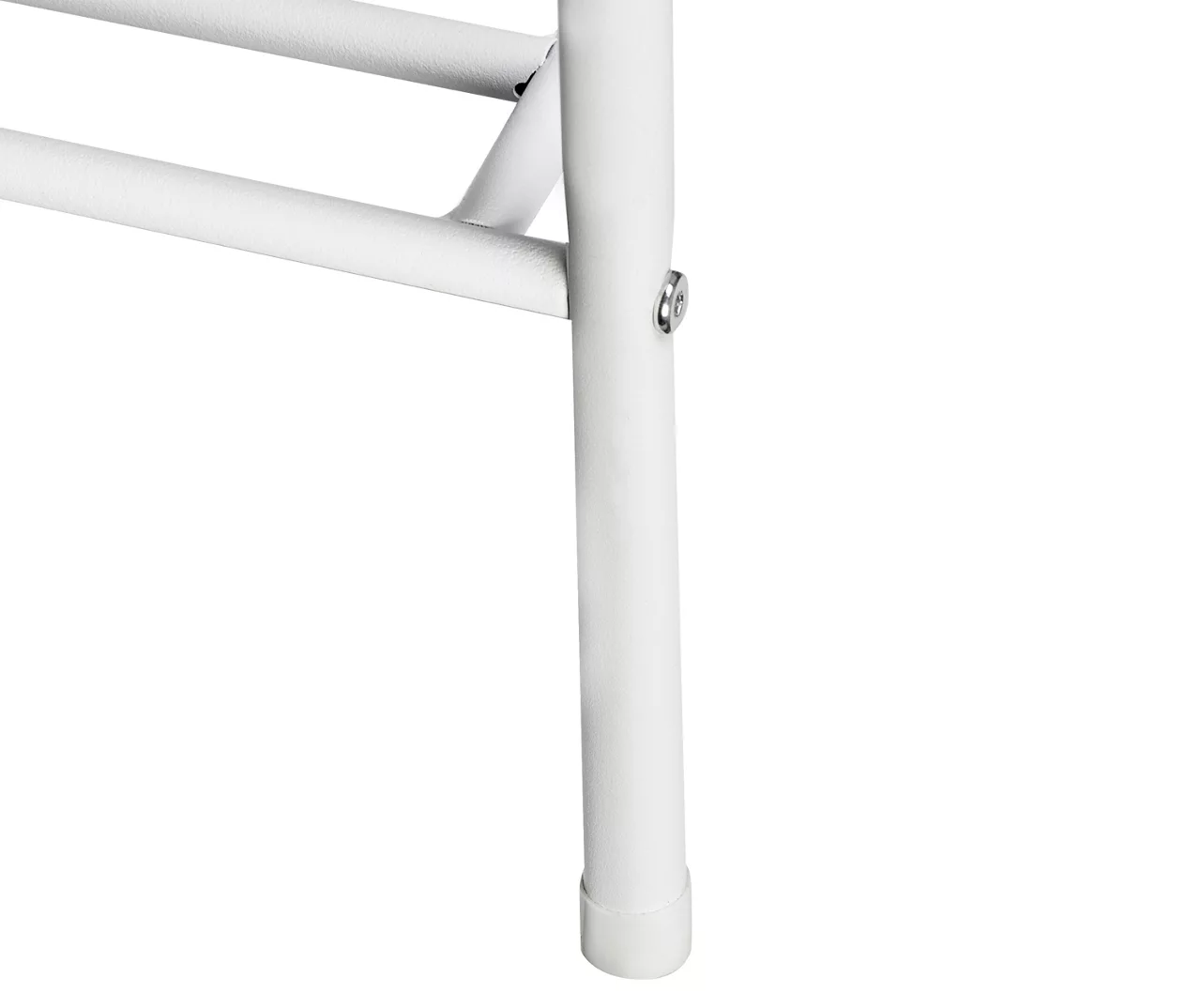 White A-Frame Freestanding Closet With Rack & Shelves 5 White A-Frame Freestanding Closet With Rack & Shelves - Image 5