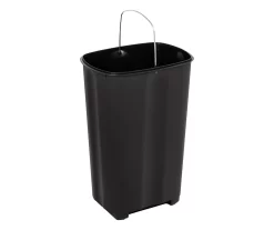 Stainless Steel 10.5-Gal. Pedal Soft-Close Slim Trash Can -Home Decor Store 810669702 A0 3