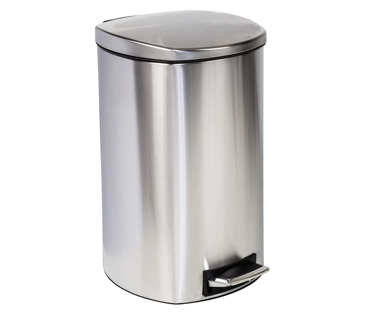 Stainless Steel 13-Gal. Pedal Soft-Close Trash Can 1 Stainless Steel 13-Gal. Pedal Soft-Close Trash Can