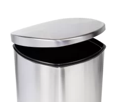Stainless Steel 13-Gal. Pedal Soft-Close Trash Can 13 Stainless Steel 13-Gal. Pedal Soft-Close Trash Can -Home Decor Store 810669704 A0 6