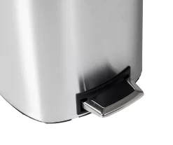 Stainless Steel 3-Gal. Rounded-Square Pedal Soft-Close Trash Can 12 Stainless Steel 3-Gal. Rounded-Square Pedal Soft-Close Trash Can -Home Decor Store 810669707 A0 5 1