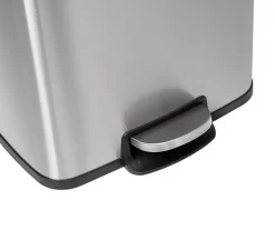 Silver & Rose Gold Stainless Steel 2-Piece Pedal Soft-Close Trash Can Set -Home Decor Store 810669709 A0 5