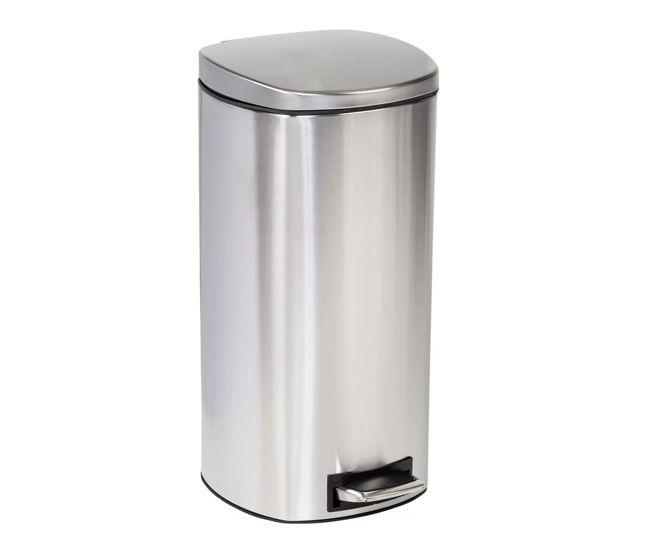 Stainless Steel 8-Gal. Pedal Soft-Close Trash Can 1 Stainless Steel 8-Gal. Pedal Soft-Close Trash Can