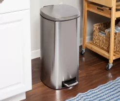 Stainless Steel 8-Gal. Pedal Soft-Close Trash Can 14 Stainless Steel 8-Gal. Pedal Soft-Close Trash Can -Home Decor Store 810669721 A0 7