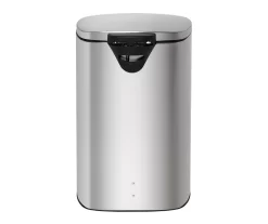 Stainless Steel 10.5-Gal. Rectangular Pedal Soft-Close Trash Can -Home Decor Store 810669727 A0 6