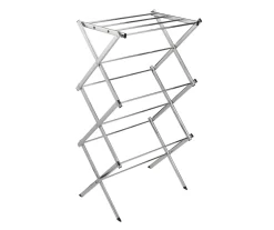 Chrome Slim-Profile Collapsible Drying Rack