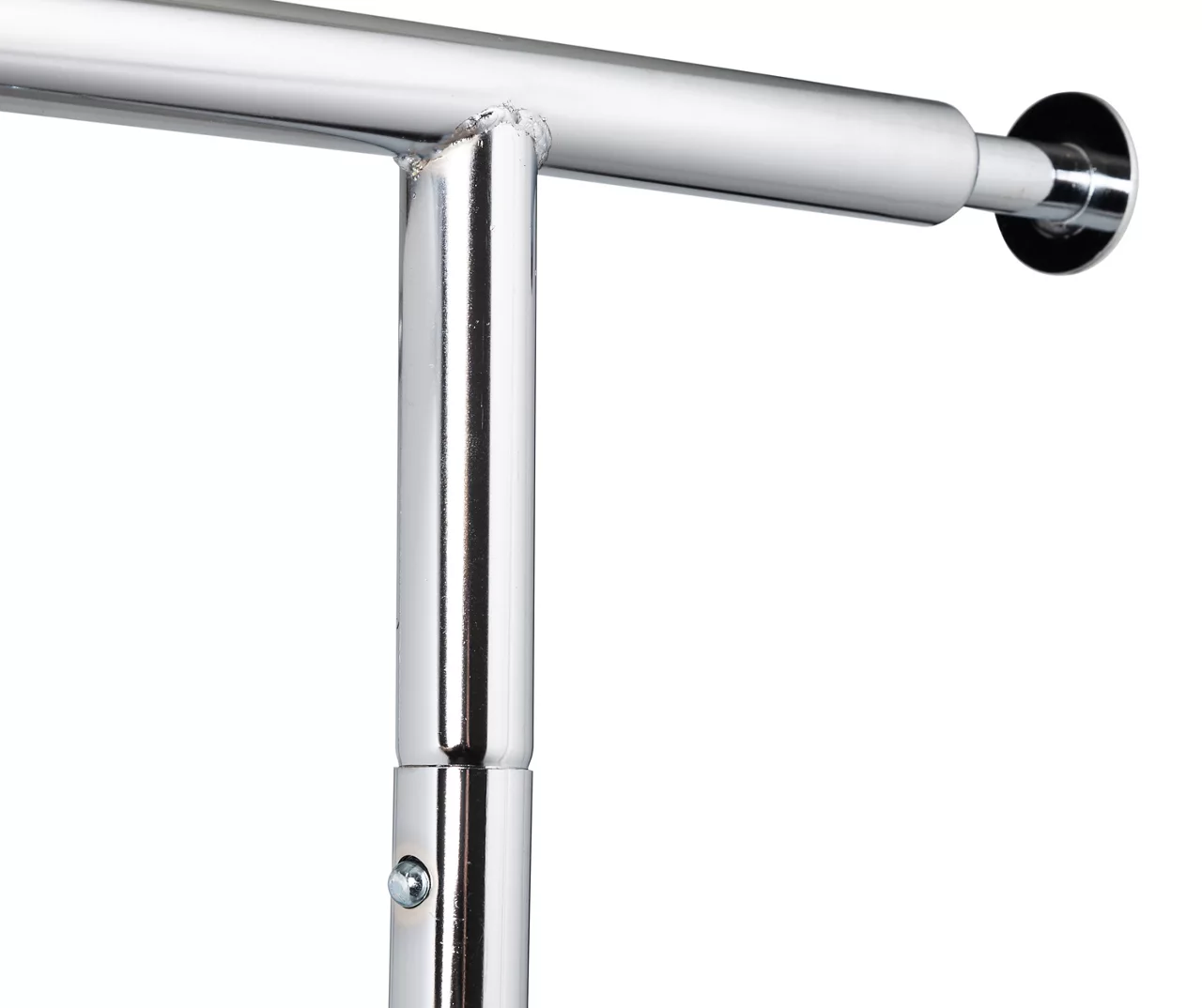 Chrome Dual Bar Rolling Garment Rack 5 Chrome Dual Bar Rolling Garment Rack - Image 5