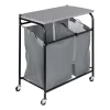 Gray Double Laundry Sorter & Ironing Table