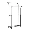 Chrome Dual-Bar Heavy Duty Garment Rack
