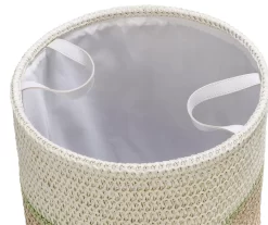 Natural & Tan 3-Piece Paper Straw Nesting Storage Basket Set -Home Decor Store 810669761 A0 4