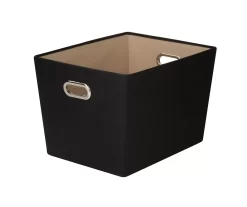 Black Large Storage Bin