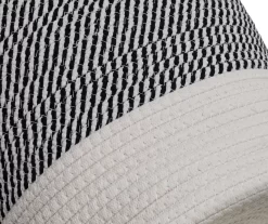 Gray & White Stripe 3-Piece Cotton Rope Nesting Basket Set -Home Decor Store 810669770 A0 4
