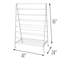 White A-Frame Drying Rack -Home Decor Store 810669778 A0 5