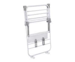 White Expandable Folding-Wing Wheeled Drying Rack -Home Decor Store 810669779 A0 6