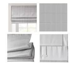 Paxton Room-Darkening Cordless Roman Shade -Home Decor Store 810676406 810676404 810676403 810676401 810676402 810676405 810676407 810676411 A8 7