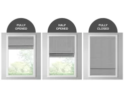 Paxton Room-Darkening Cordless Roman Shade -Home Decor Store 810676412 810676410 810676408 810676393 810676395 810676397 810676399 810676409 D6 7