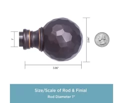 Kenney Hailey 1" Adjustable Curtain Rod 17 Kenney Hailey 1" Adjustable Curtain Rod -Home Decor Store 810679515 A0 03